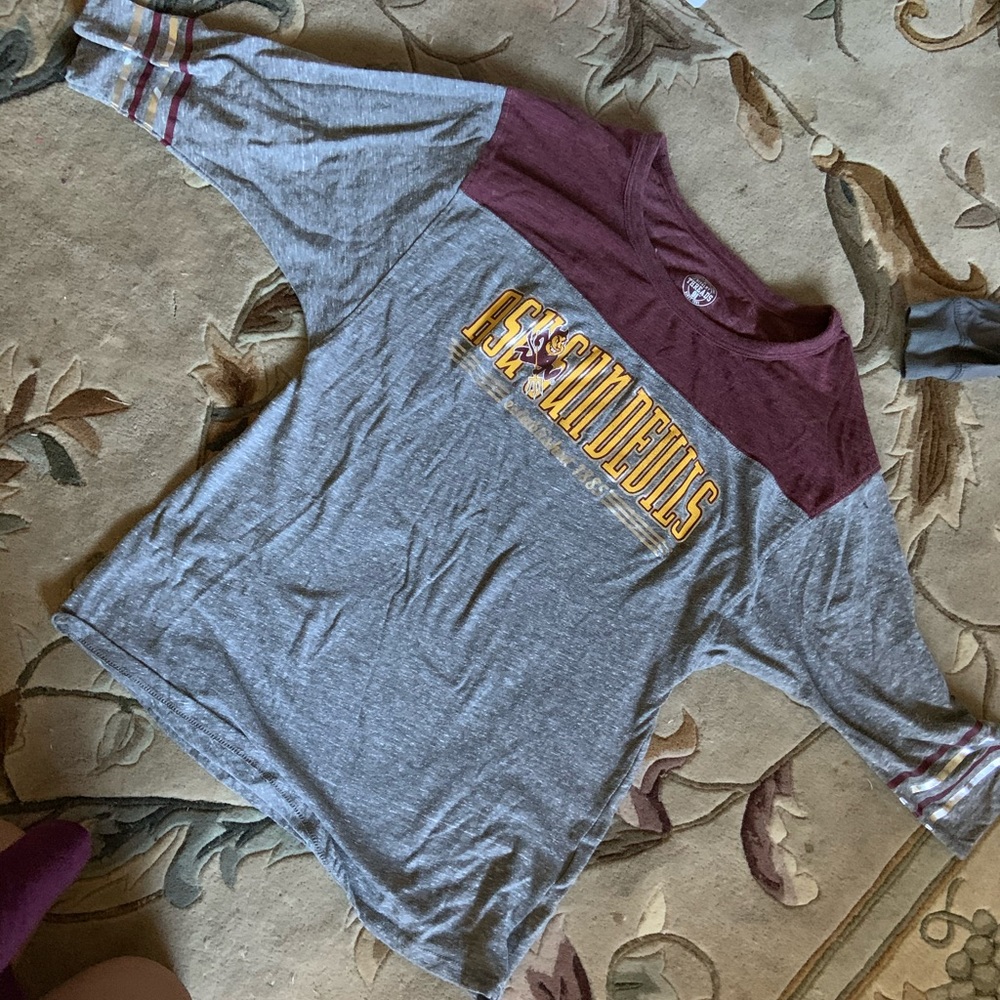 ASU SUNDEVIL THREE QUARTER SLEEVE!